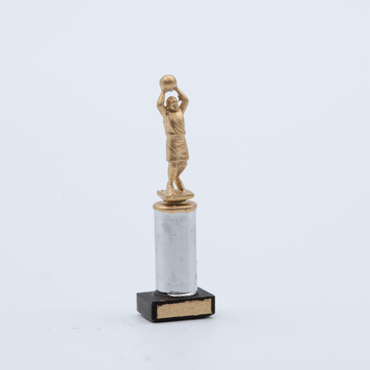 Miniature Basketball Trophy | 1:12 Scale | Dollhouse Sports Decor