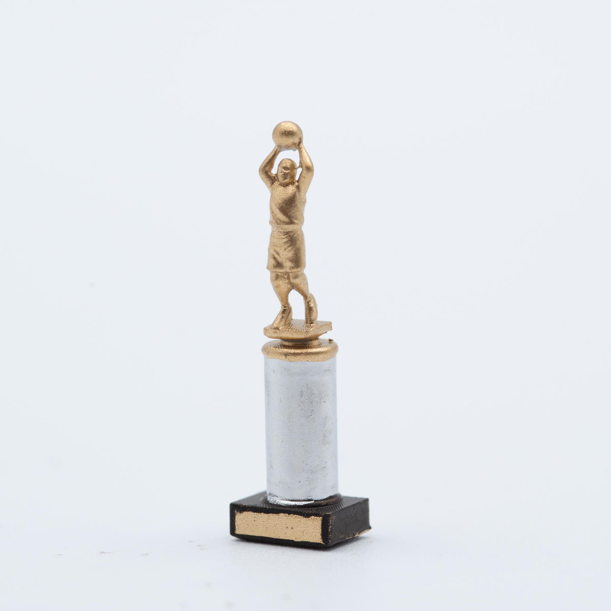 Miniature Basketball Trophy | 1:12 Scale | Dollhouse Sports Decor