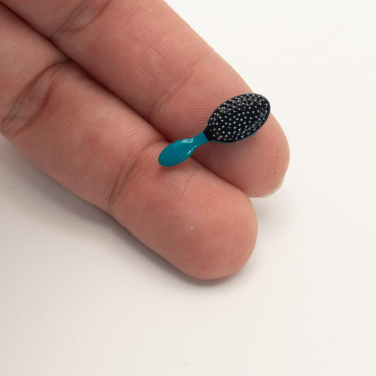 1:12 Scale Miniature Hairbrush | 8 Colorways | Dollhouse Bathroom Accessory | Modern Dollhouse Vanity Decor