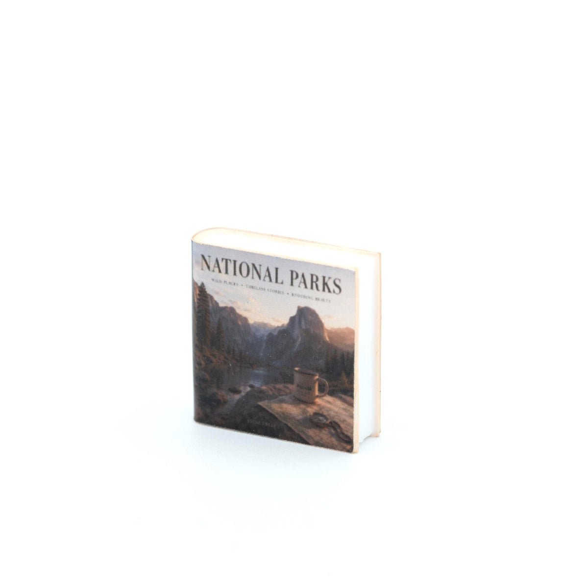 Miniature Coffee Table Book | 1:12 Scale | National Parks | Dollhouse Cabin Decor