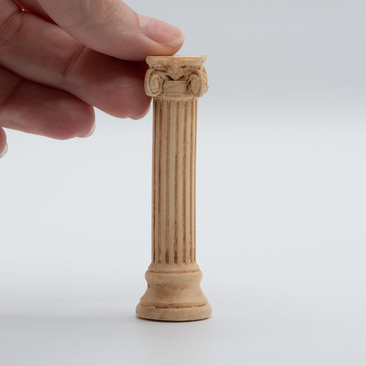 Miniature Roman Pedestal | 1:12 Scale | Dollhouse Display Stand for Busts