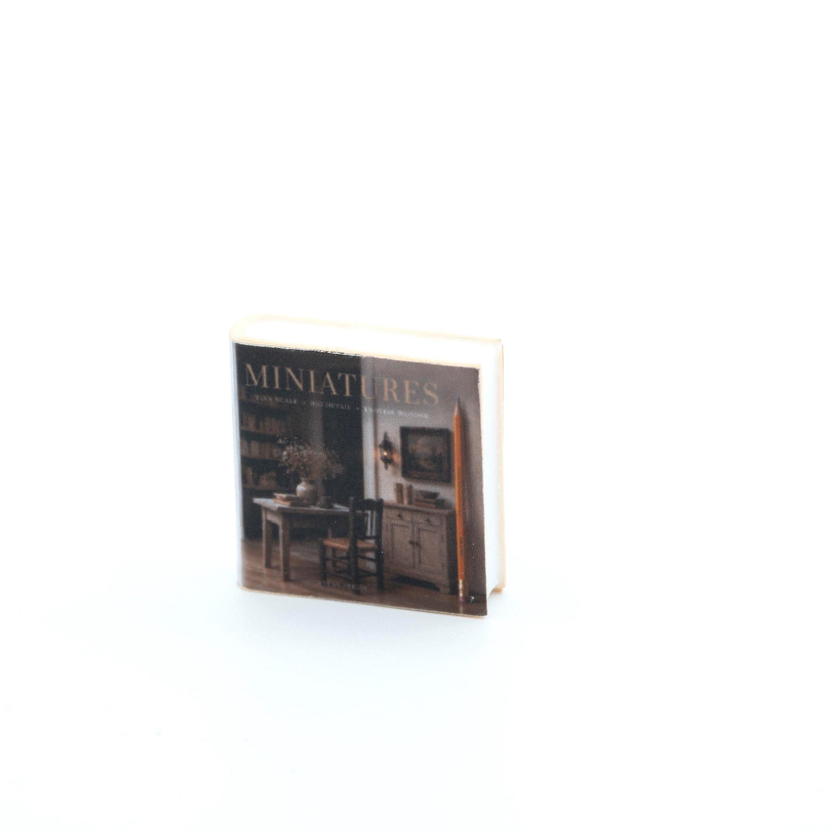 Miniature Coffee Table Book | 1:12 Scale | Miniatures | Dollhouse Living Room Decor