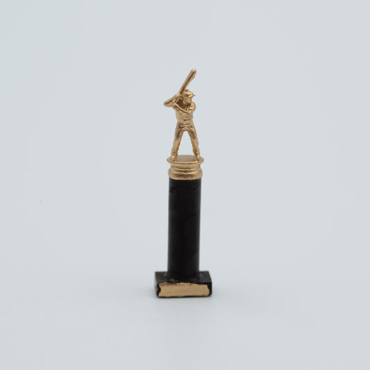 Miniature Baseball Trophy | 1:12 Scale | Dollhouse Sports Decor