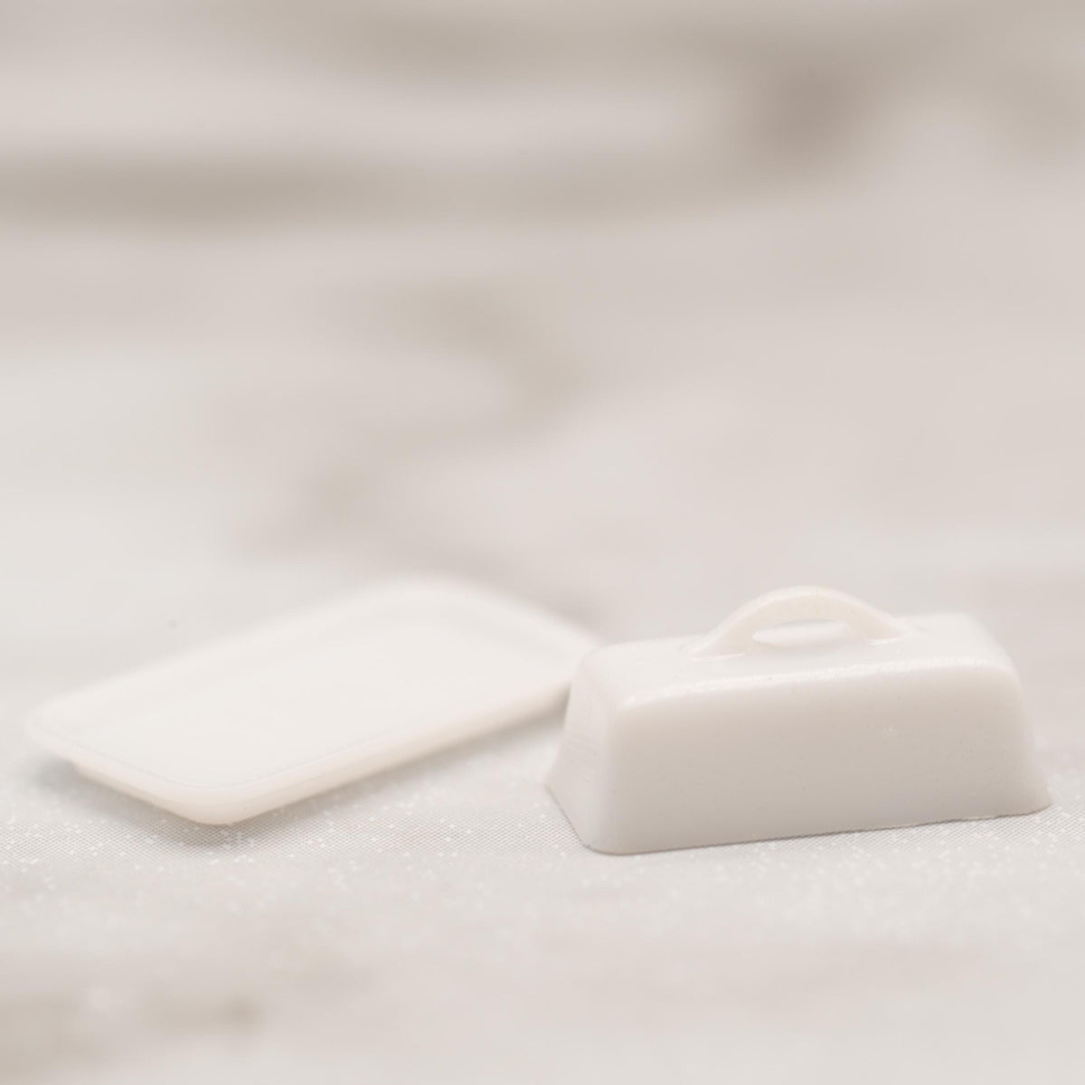1:12 Scale Miniature Butter Dish | Removable Lid | Dollhouse Kitchen Decor | Modern Farmhouse Miniature