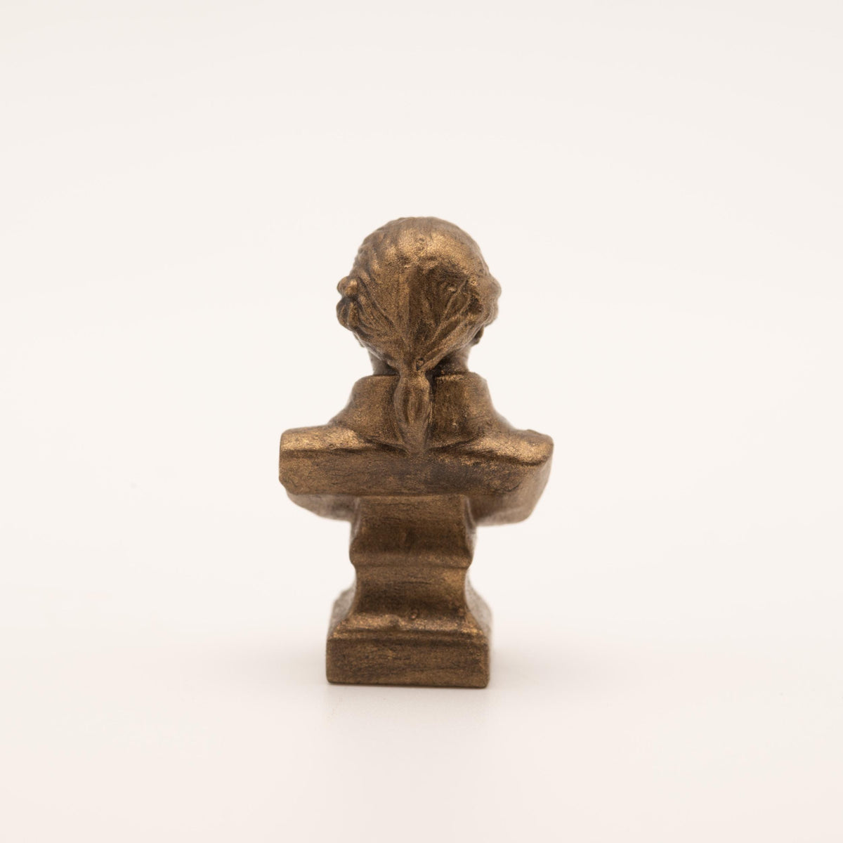 Miniature Joseph Haydn Bust | 1:12 Scale | Dollhouse Library Decor | Composer Sculpture | Bronze Finish