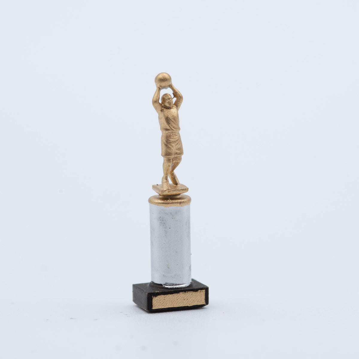 Miniature Basketball Trophy | 1:12 Scale | Dollhouse Sports Decor