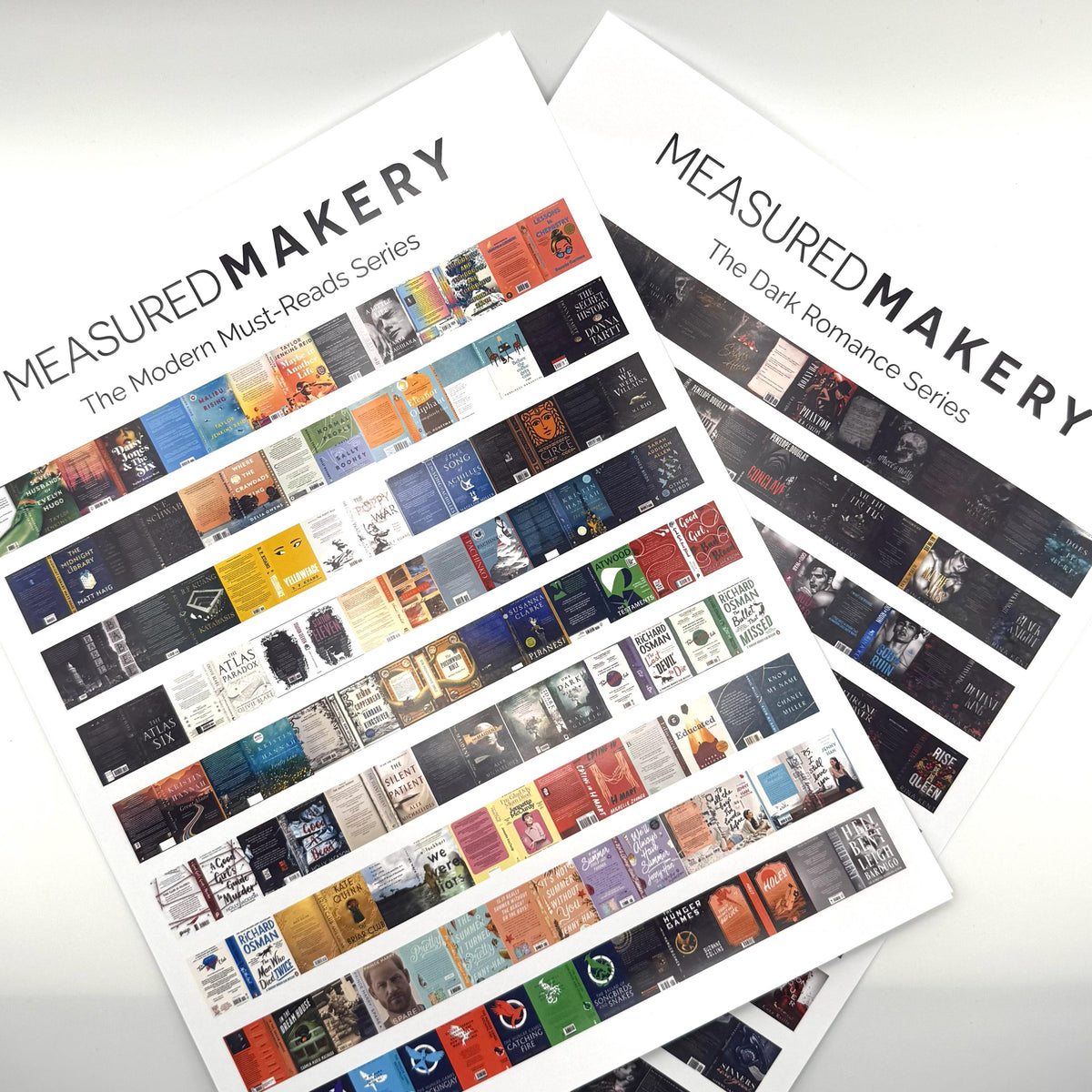Miniature Book Covers | Modern Must-Reads Series | 1:12 Scale Printable PDF | Dollhouse Library Digital Download