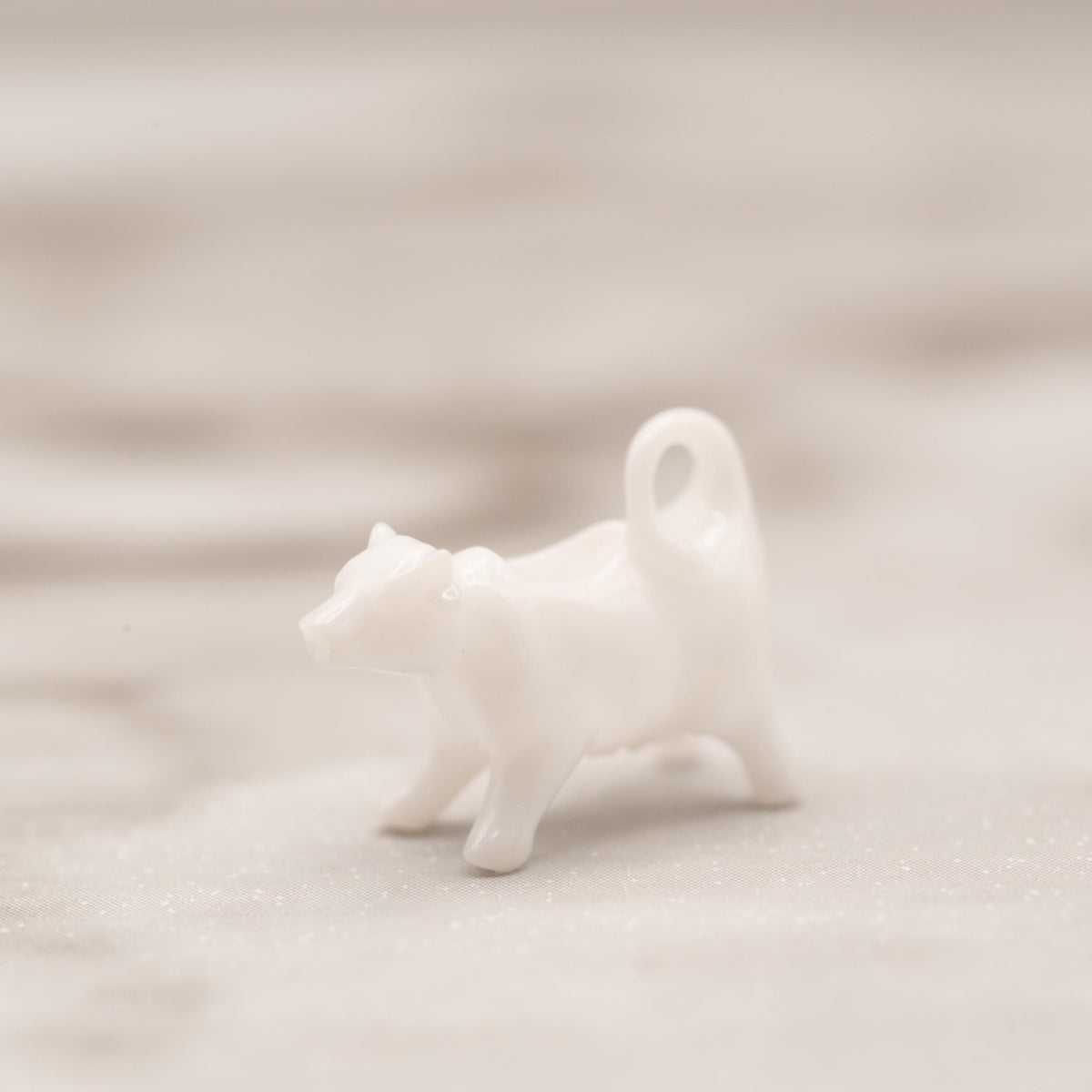 1:12 Scale Miniature Cow Creamer | Modern Dollhouse Kitchen Decor | Ceramic-Style Serve ware