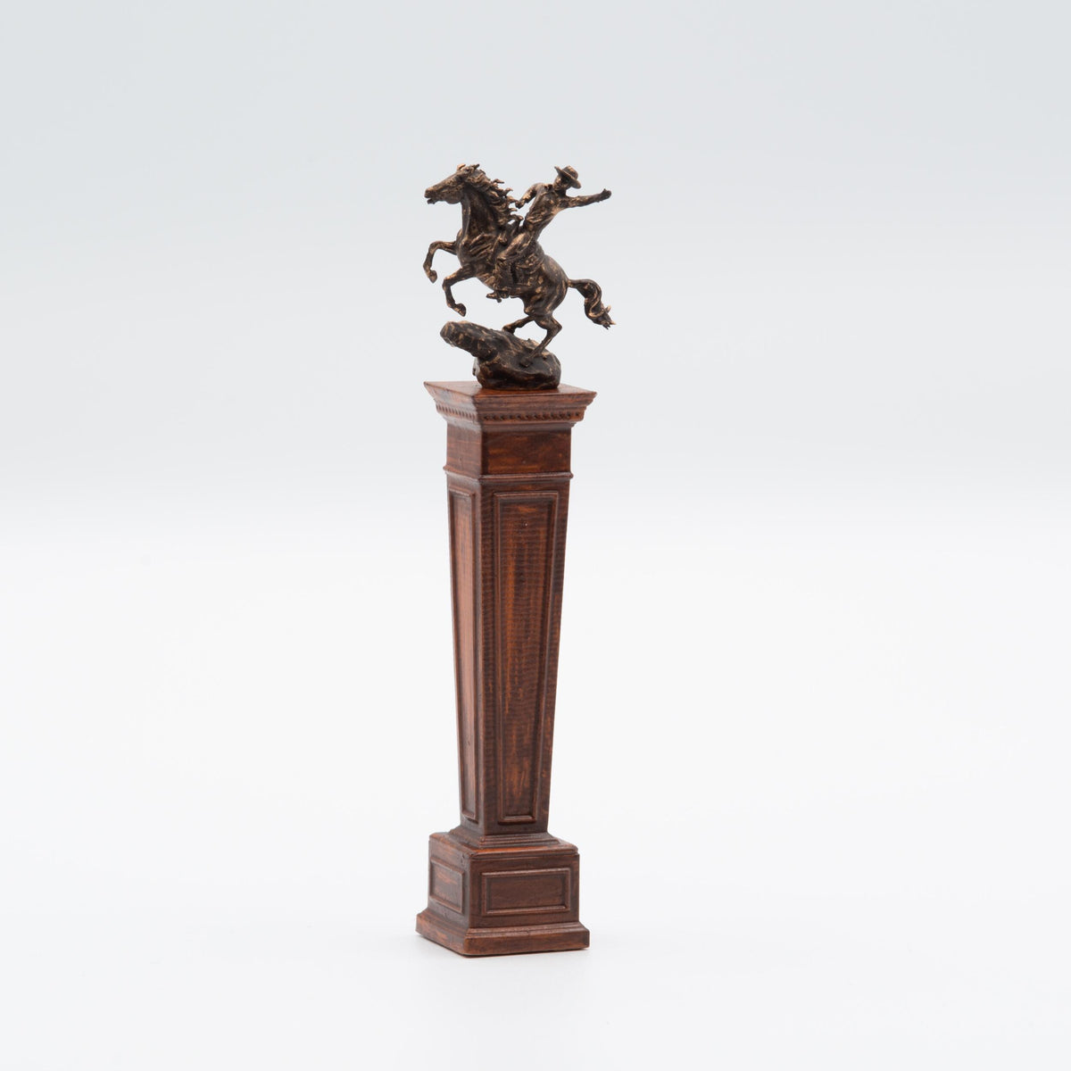 Miniature Display Pedestal | 1:12 Scale | Dollhouse Library or Entryway Decor