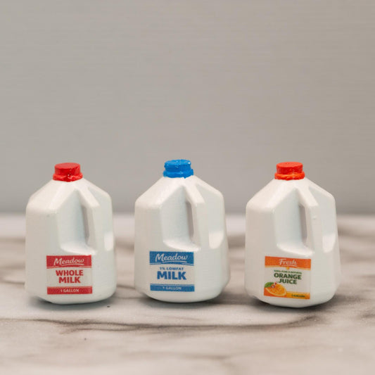 Miniature Milk Jug | 1:12 Scale | Dollhouse Kitchen Decor