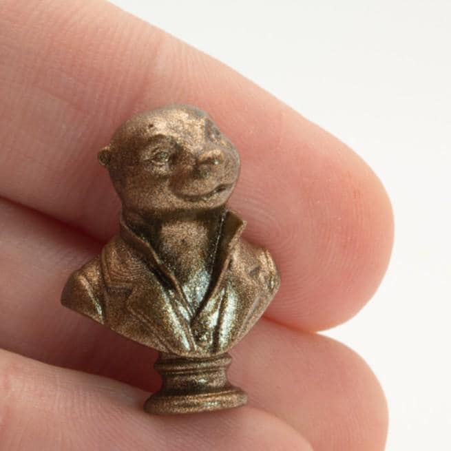 Miniature Otter Bust | 1:12 Scale | Dollhouse Library Decor | The Rogue Otter | Bronze Finish