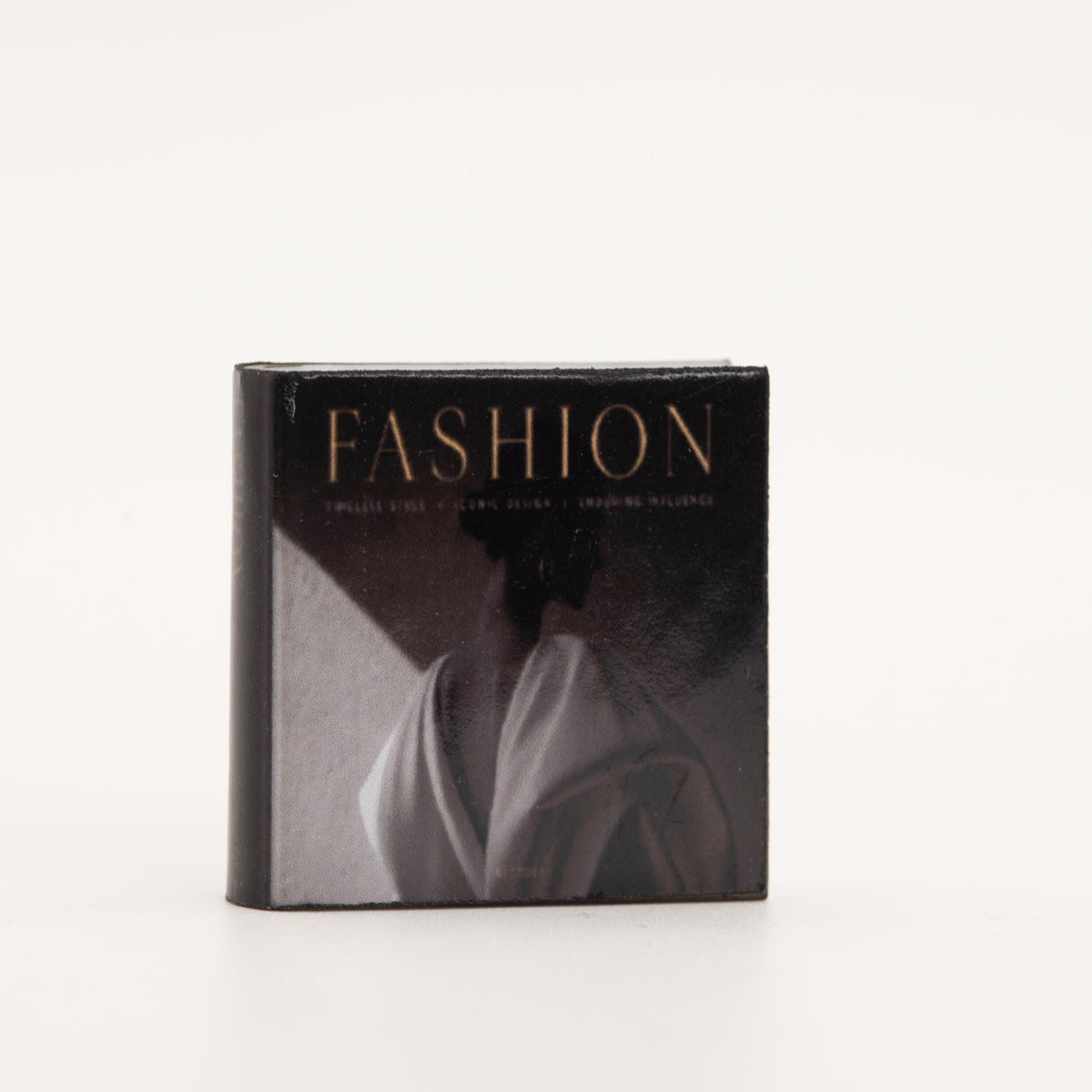 Miniature Coffee Table Book | 1:12 Scale | Fashion | Dollhouse Closet or Bedroom Decor