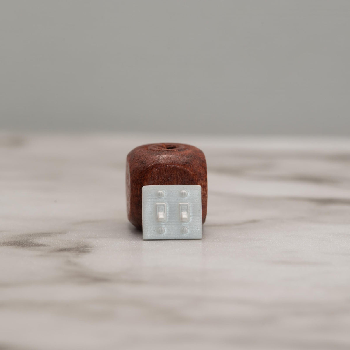 Miniature Light Switch | 1:12 Scale | Dollhouse Wall Decor