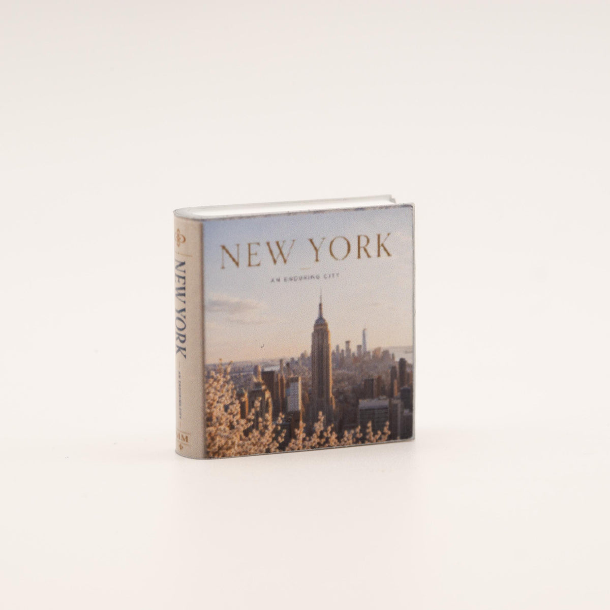 Miniature Coffee Table Book Set | 1:12 Scale | City Collection of 7 | Dollhouse Living Room or Library Decor