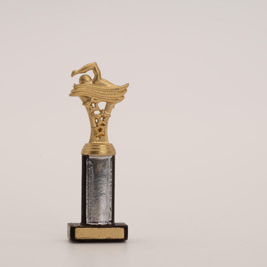 Miniature Swim Trophy | 1:12 Scale | Dollhouse Sports Decor