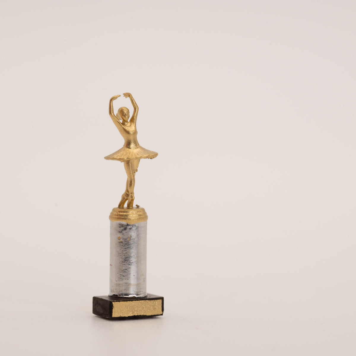 Miniature Ballet Trophy | 1:12 Scale | Dollhouse Dance Recital Decor