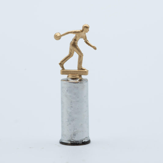 Miniature Bowling Trophy | 1:12 Scale | Dollhouse Sports Decor