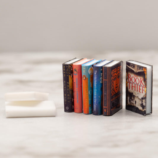 Miniature Book Covers | Dark Romance Series | 1:12 Scale Printable PDF | Dollhouse Library Digital Download