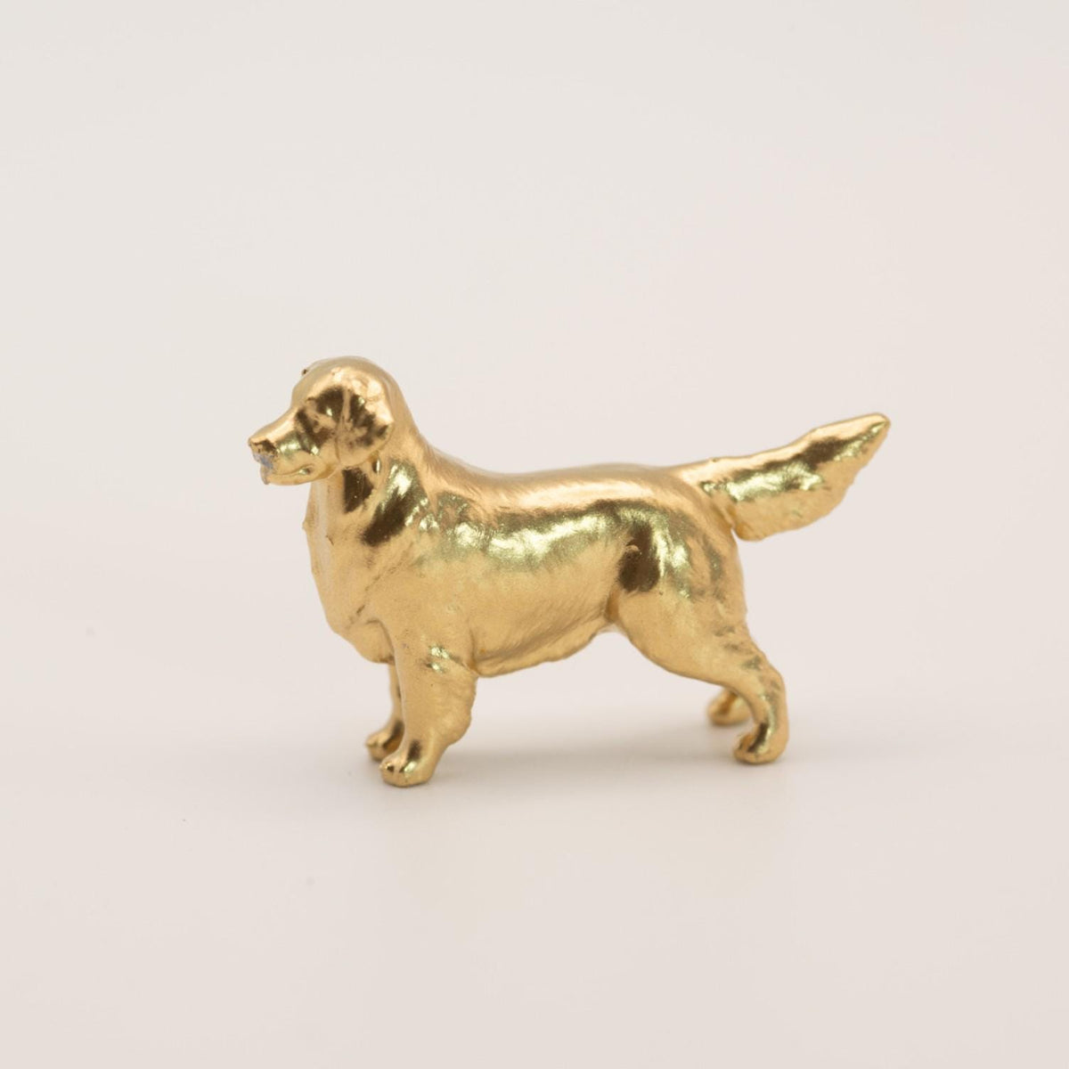 1:12 Scale Miniature Golden Retriever | Gold Dollhouse Dog Figurine | Dog Lover Gift