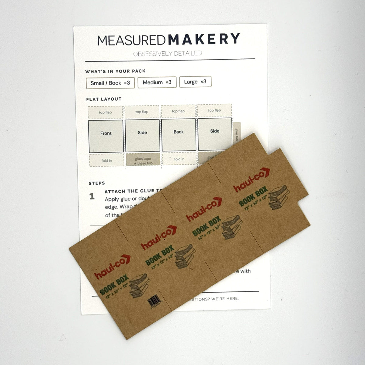 Miniature Moving Boxes | 1:12 Scale | Dollhouse Moving Day Accessory
