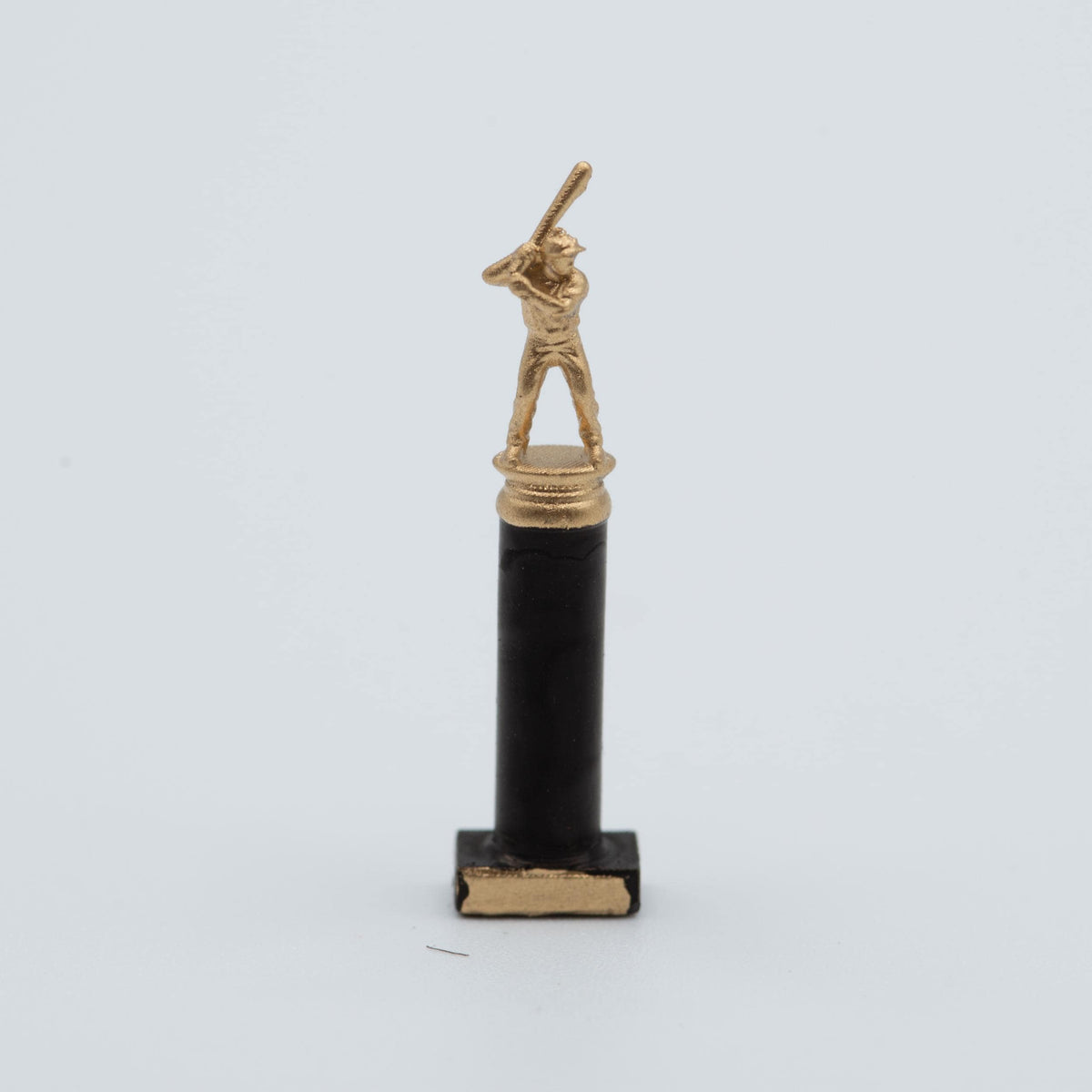 Miniature Baseball Trophy | 1:12 Scale | Dollhouse Sports Decor