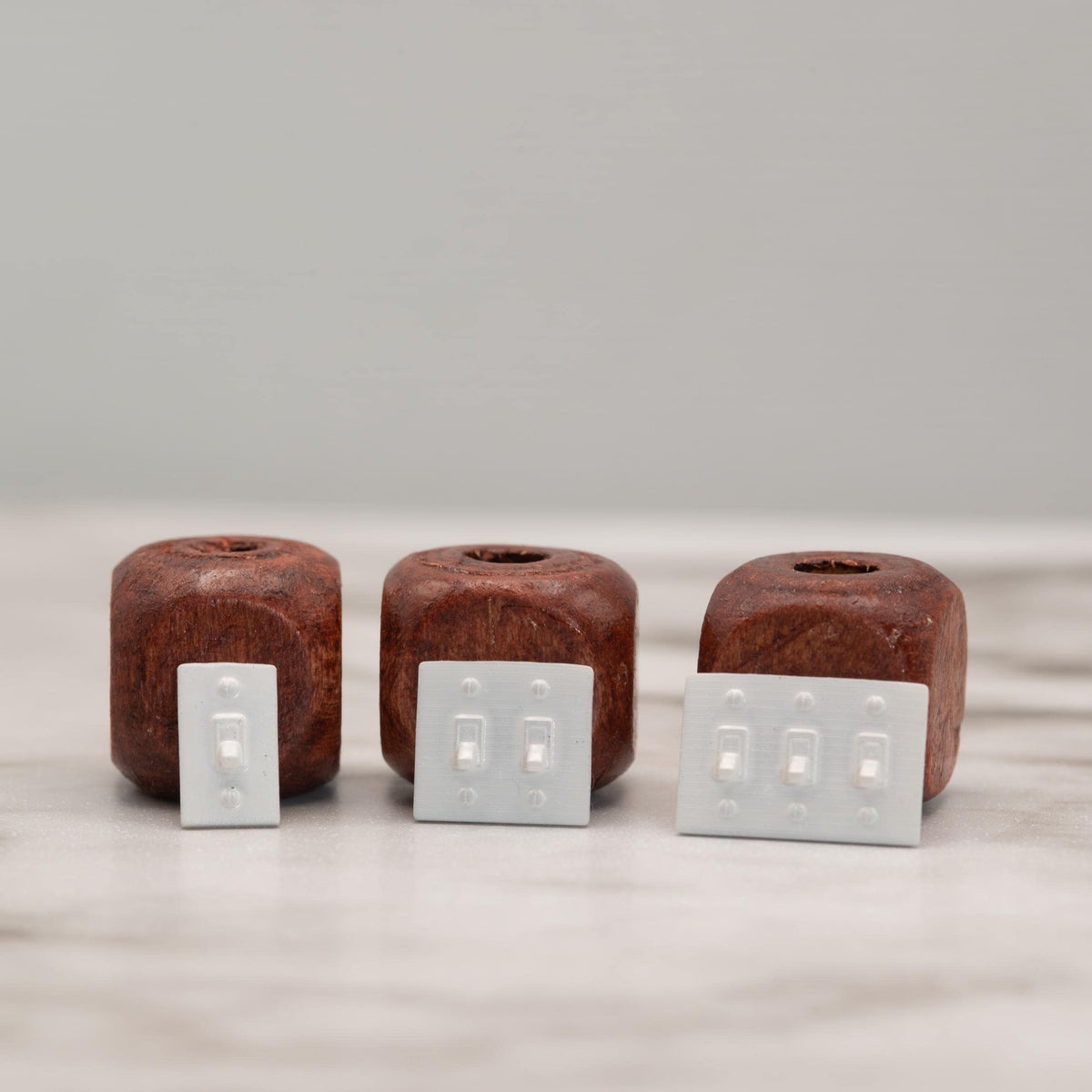 Miniature Light Switch | 1:12 Scale | Dollhouse Wall Decor