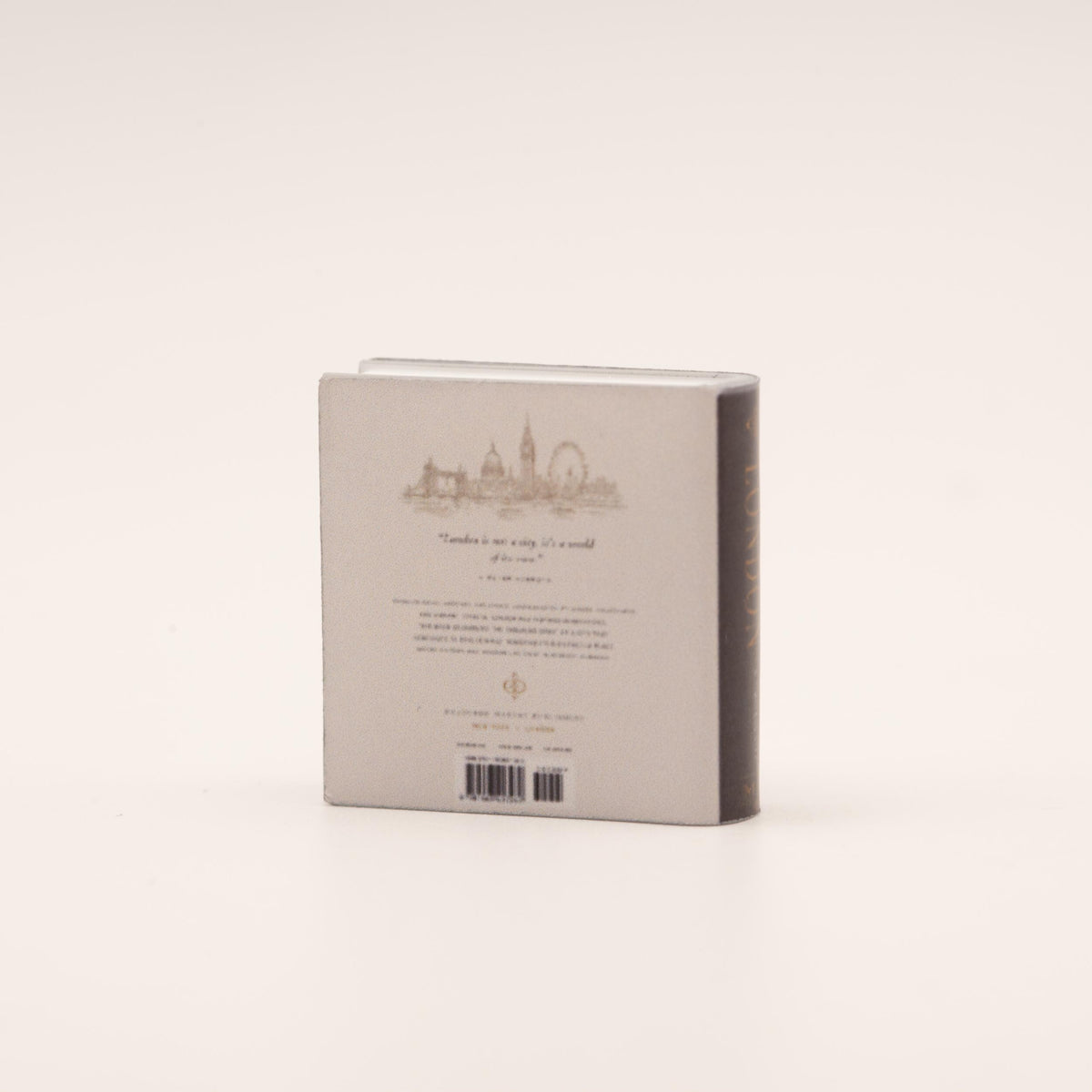 Miniature Coffee Table Book | 1:12 Scale | London | Dollhouse Library or Living Room Decor