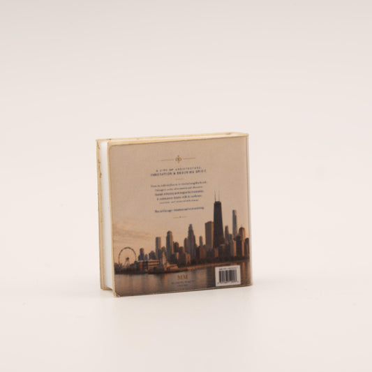 Miniature Coffee Table Book | 1:12 Scale | Chicago | Dollhouse Living Room of Library Decor