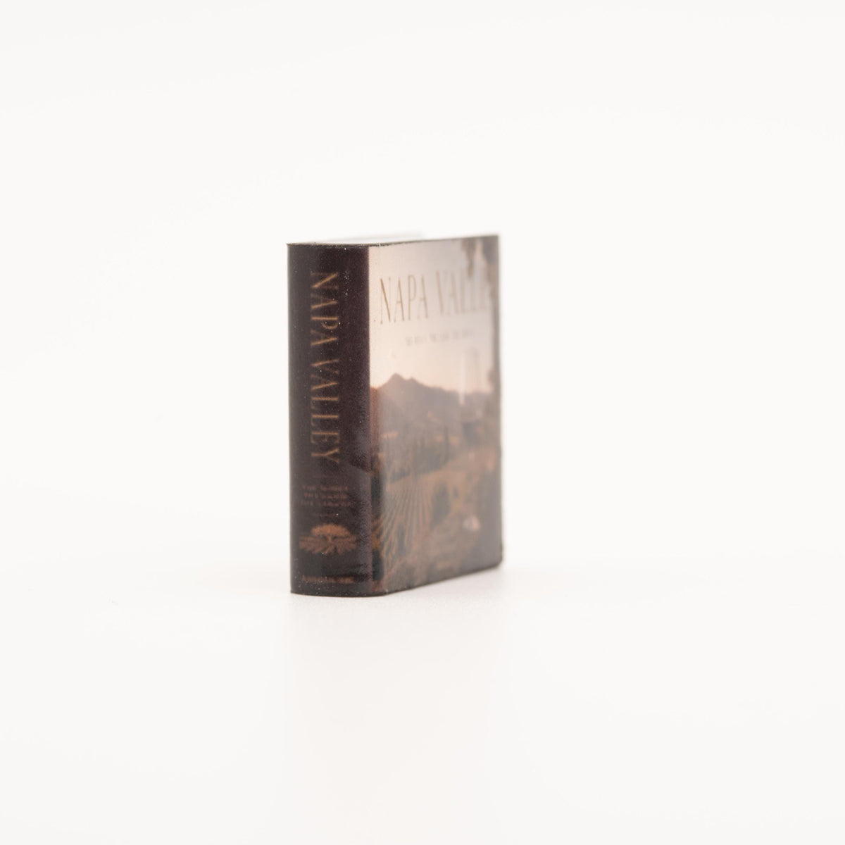 Miniature Coffee Table Book | 1:12 Scale | Napa Valley | Dollhouse Bar or Office Decor