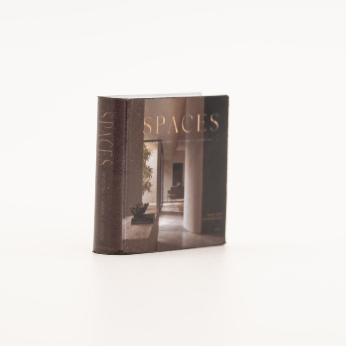 Miniature Coffee Table Book | 1:12 Scale | Spaces | Dollhouse Living Room Decor