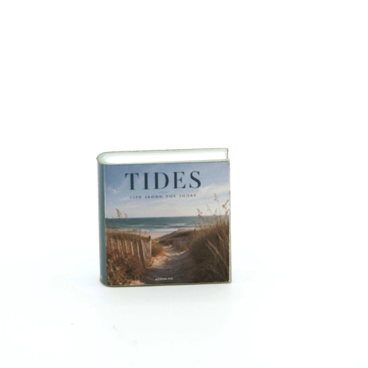 Miniature Coffee Table Book | 1:12 Scale | Tides | Dollhouse Beach House Decor