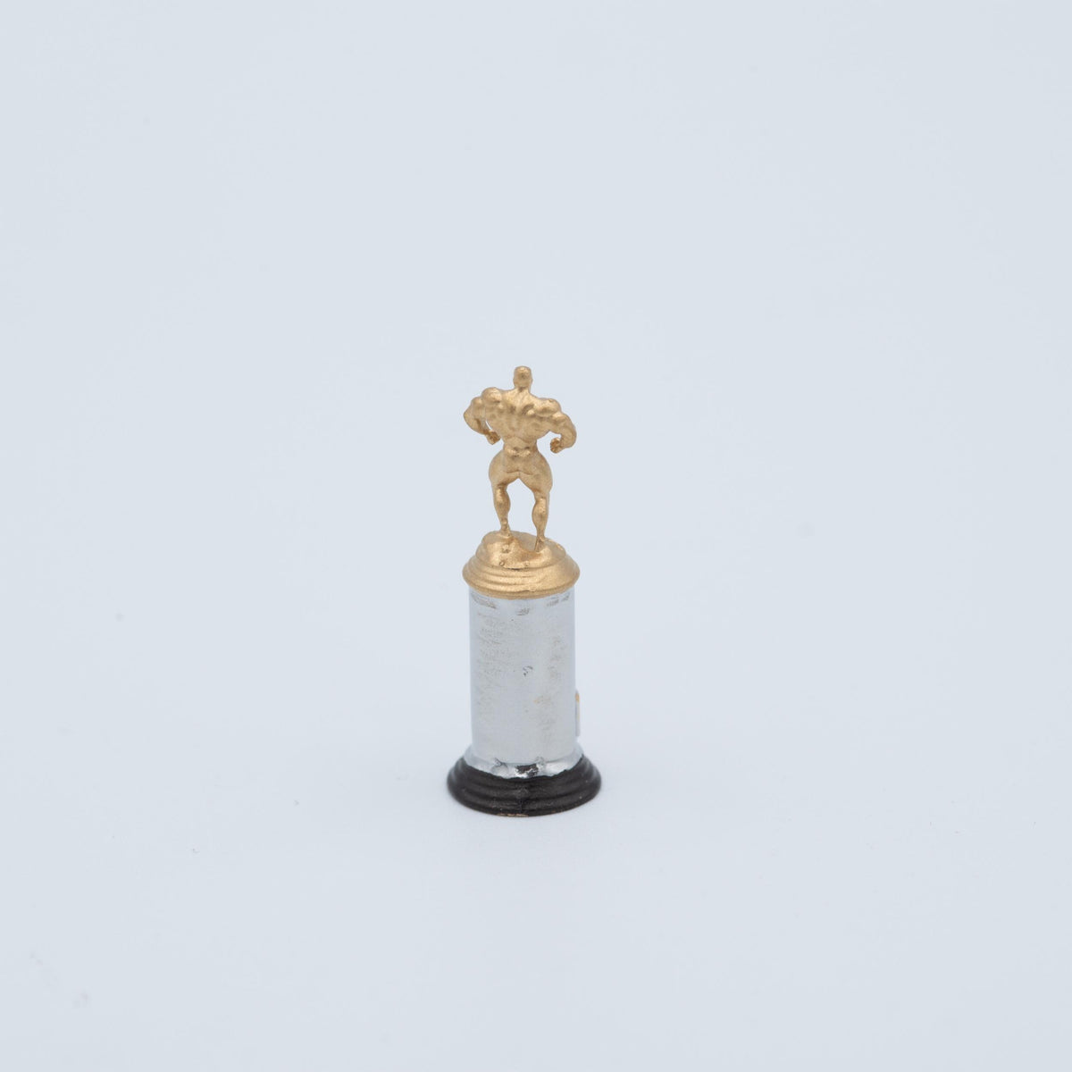 Miniature Bodybuilder Trophy | 1:12 Scale | Dollhouse Sports Decor