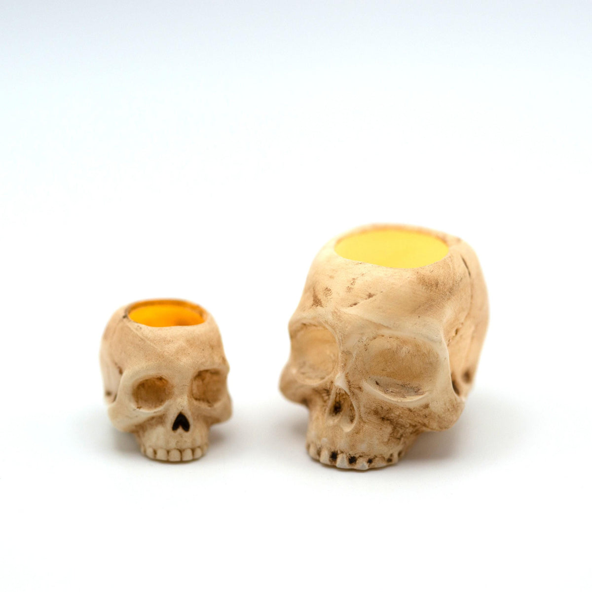 Miniature Skull Luminary | 1:12 Scale | Halloween Dollhouse Decor