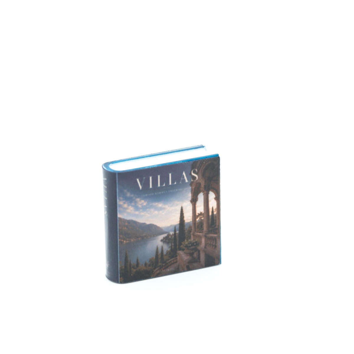 Miniature Coffee Table Book | 1:12 Scale | Villas | Dollhouse Living Room Decor