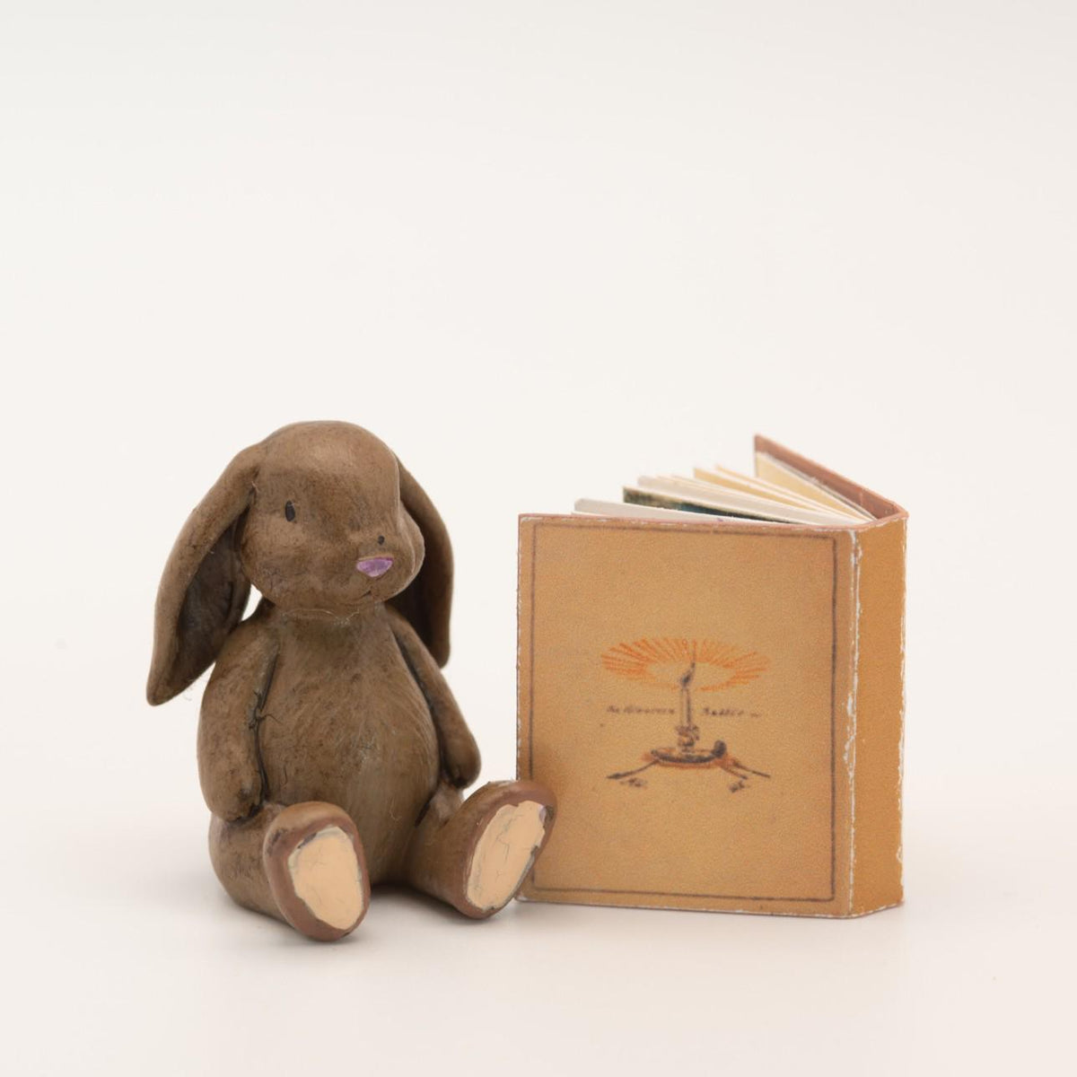 Miniature The Velveteen Rabbit Book | 1:12 Scale Dollhouse Book with Pages | Nursery Decor