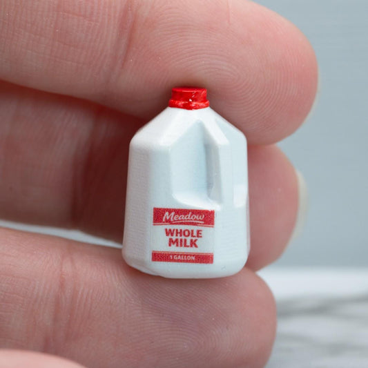 Miniature Milk Jug | 1:12 Scale | Dollhouse Kitchen Decor
