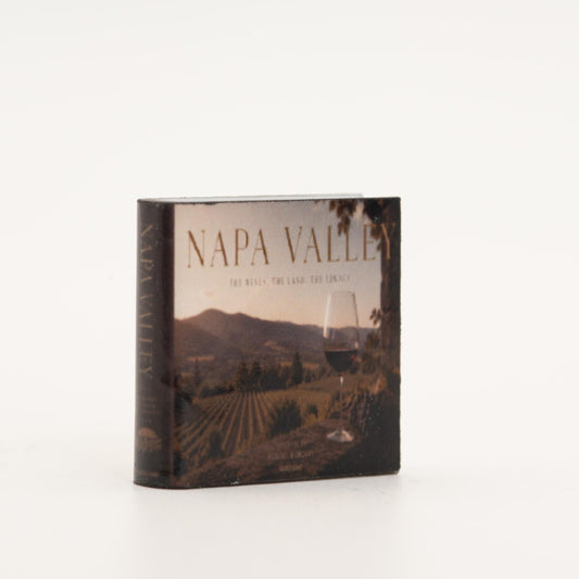Miniature Coffee Table Book | 1:12 Scale | Napa Valley | Dollhouse Bar or Office Decor