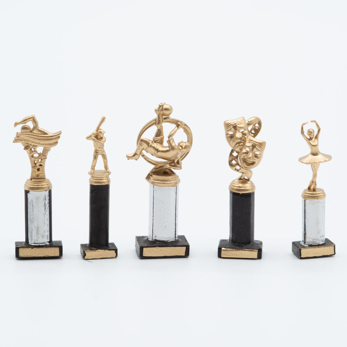 Miniature Baseball Trophy | 1:12 Scale | Dollhouse Sports Decor