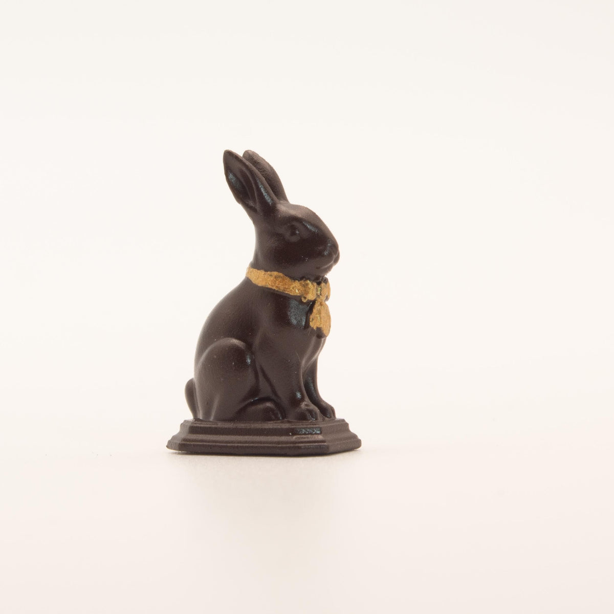 1:12 Scale Chocolate Bunny with Box | Hand-Painted Resin Easter Rabbit Decor