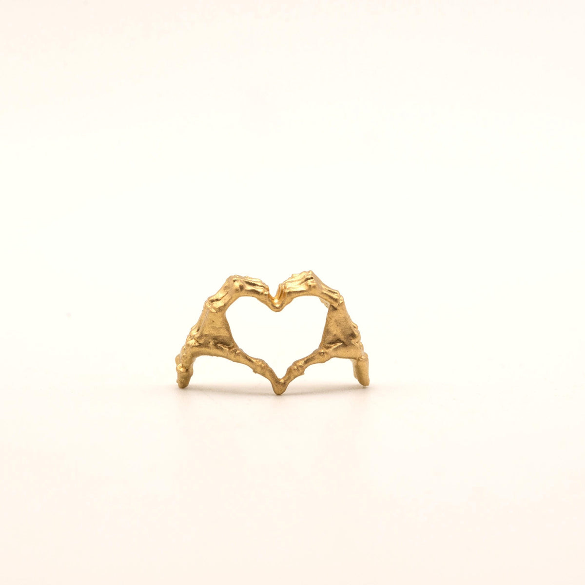 Miniature Skeleton Heart Hands | 1:12 Scale | Halloween Dollhouse Decor