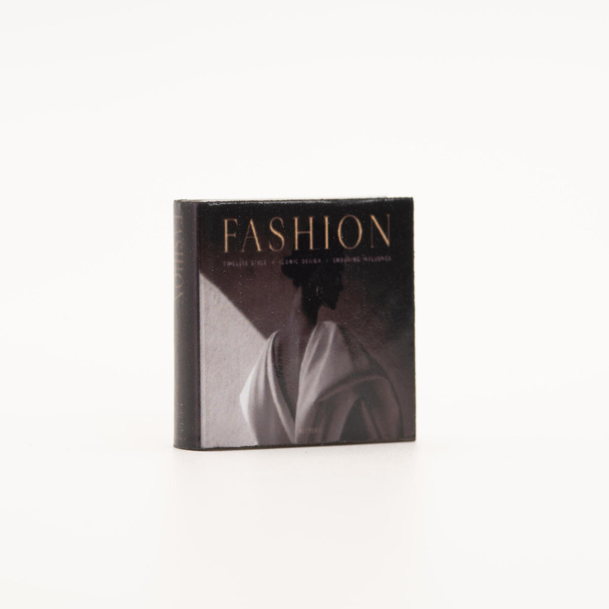 Miniature Coffee Table Book | 1:12 Scale | Fashion | Dollhouse Closet or Bedroom Decor
