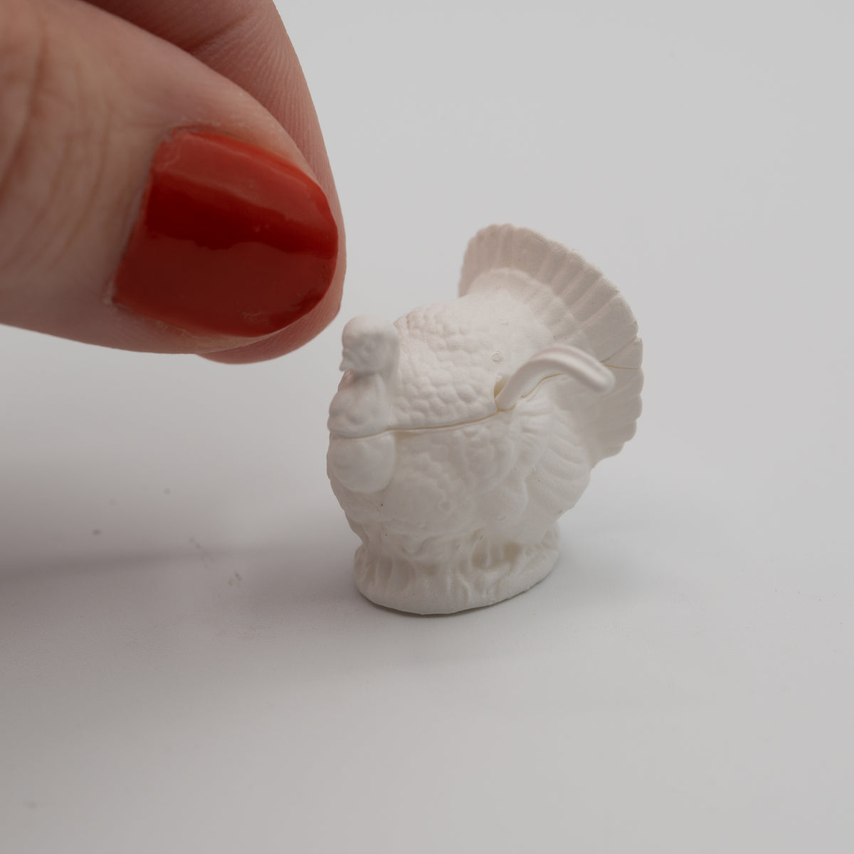 Miniature Turkey Tureen with Ladle | 1:12 Scale | Thanksgiving Dollhouse