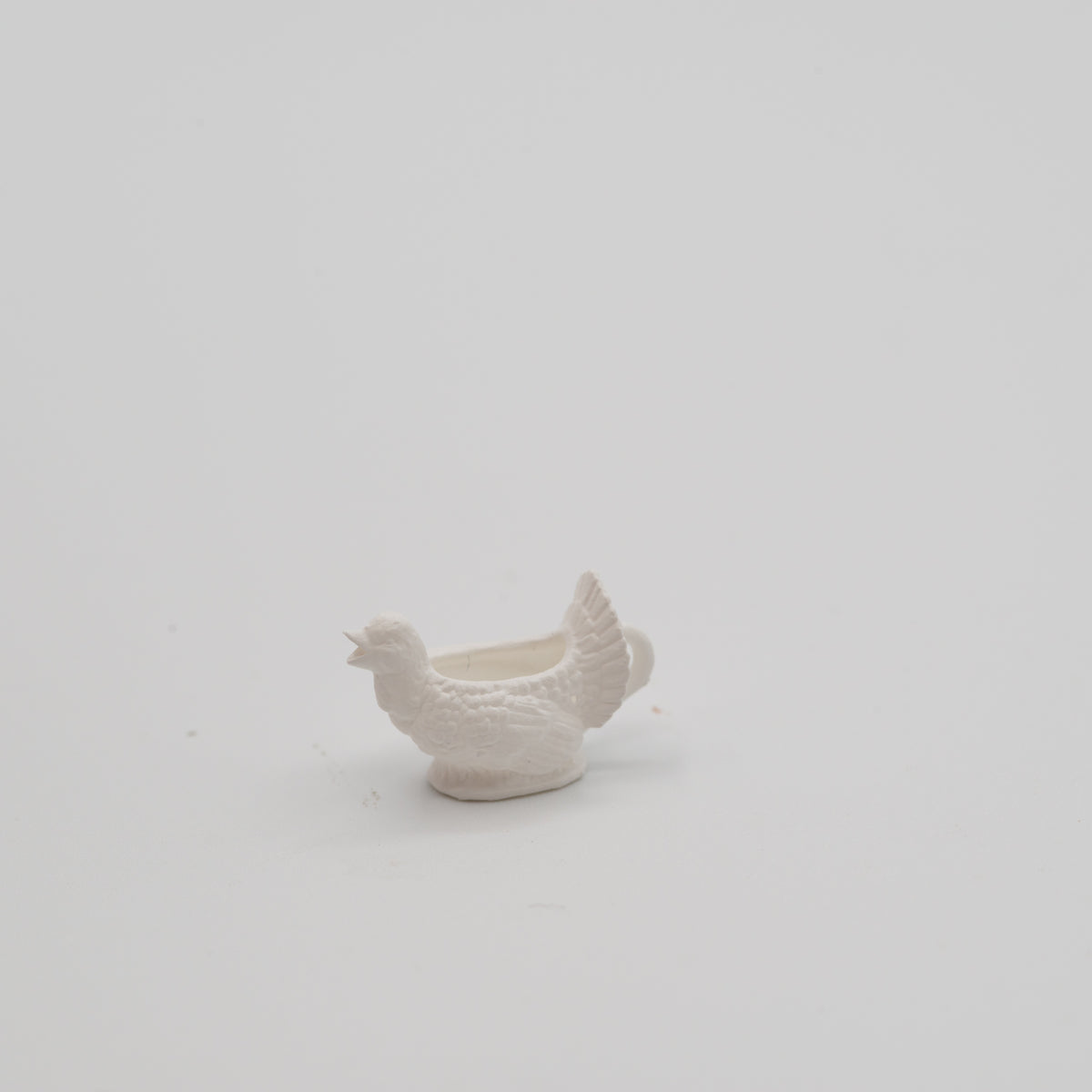 Miniature Turkey Gravy Boat | 1:12 Scale | Thanksgiving Dollhouse