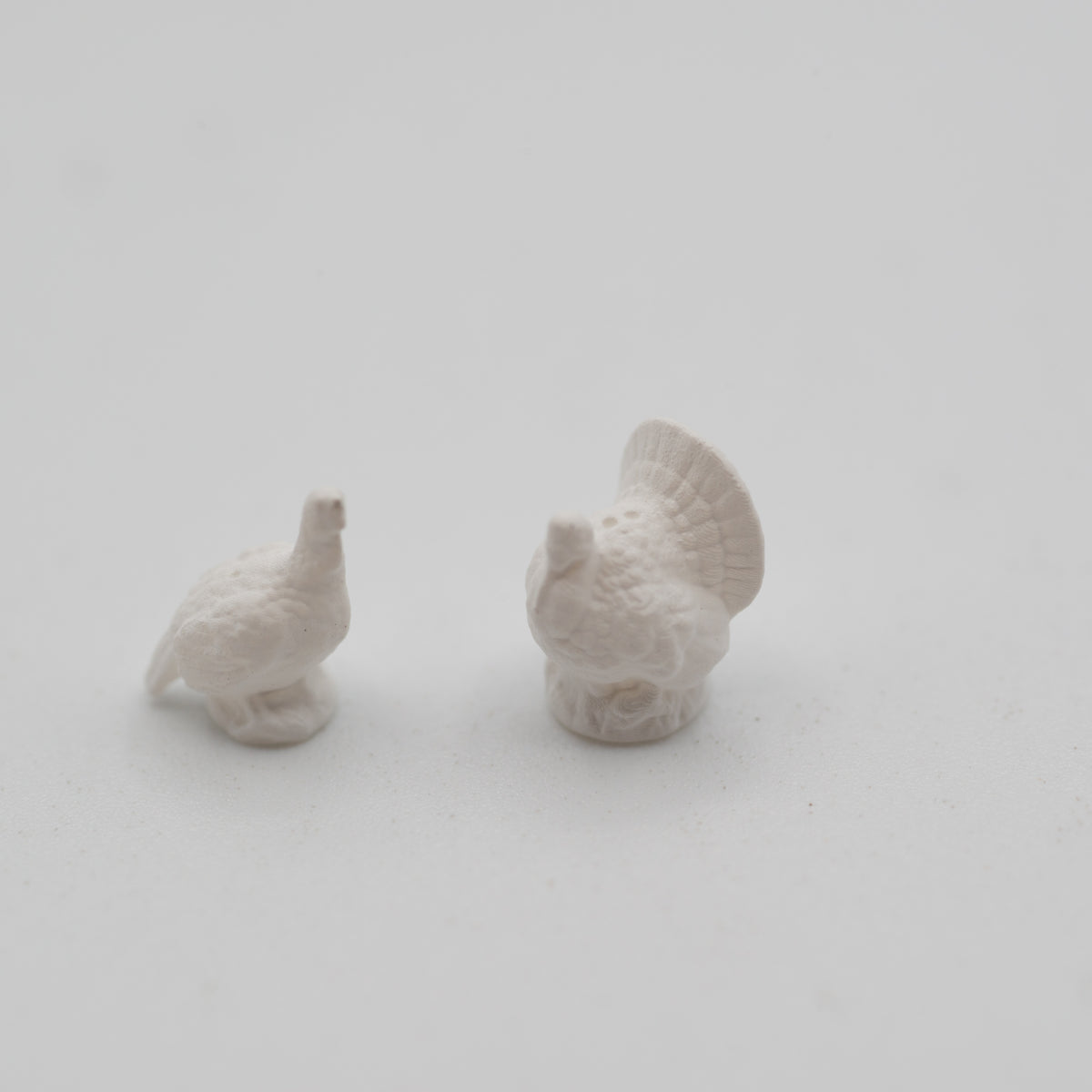 Miniature Turkey Salt and Pepper Shakers | 1:12 Scale | Thanksgiving Table
