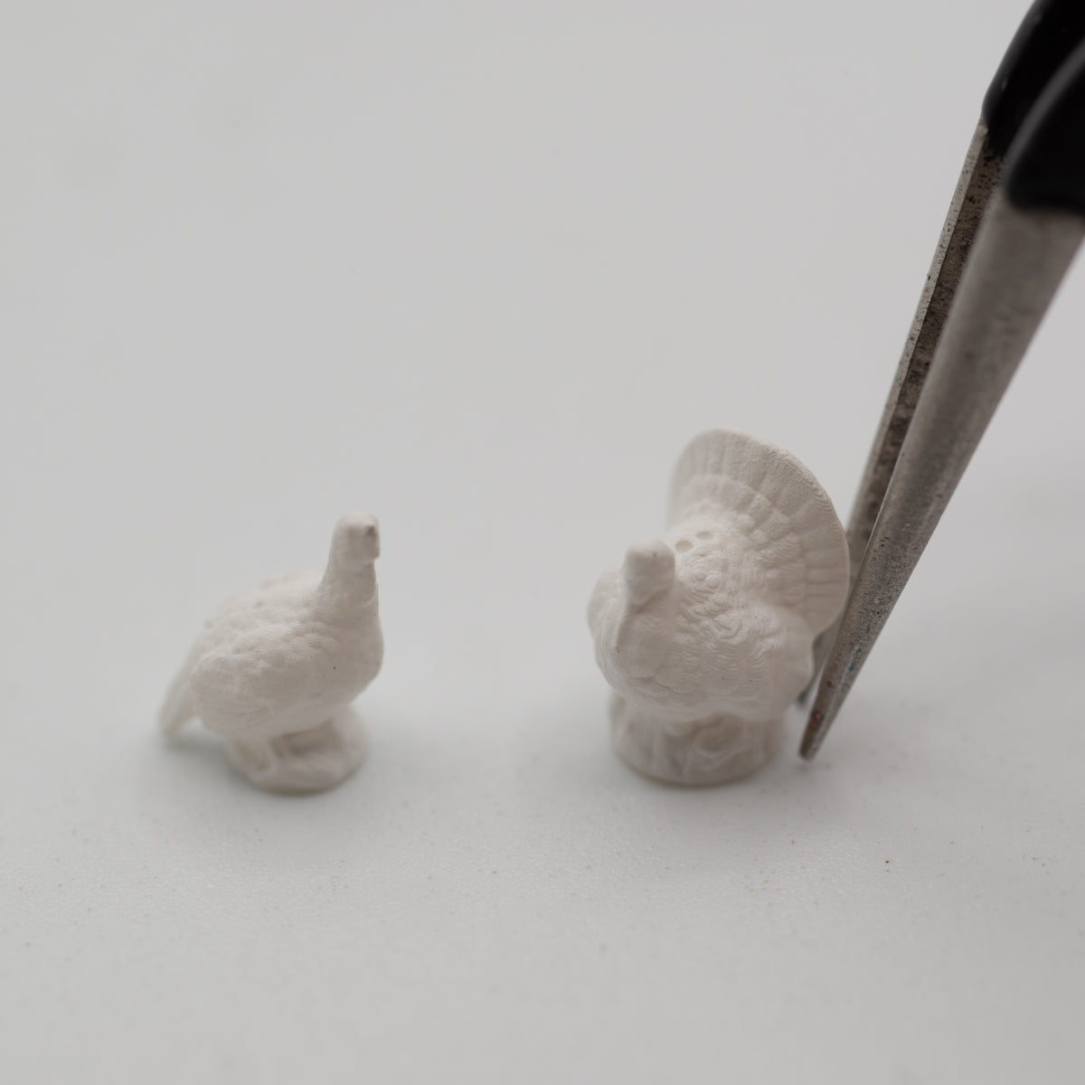 Miniature Turkey Salt and Pepper Shakers | 1:12 Scale | Thanksgiving Table