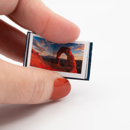 Miniature National Parks Photo Book | 1:12 Scale | Real Turning Pages