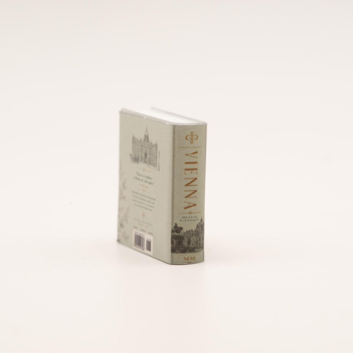 Miniature Coffee Table Book | 1:12 Scale | Vienna | Dollhouse Library or Living Room Decor
