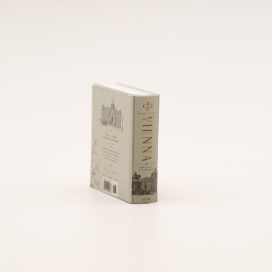 Miniature Coffee Table Book | 1:12 Scale | Vienna | Dollhouse Library or Living Room Decor