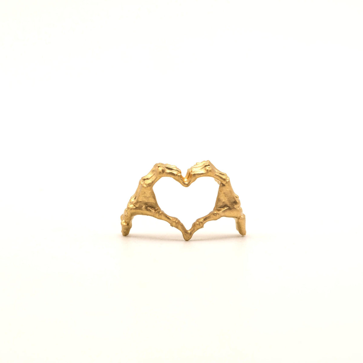 Miniature Skeleton Heart Hands | 1:12 Scale | Halloween Dollhouse Decor