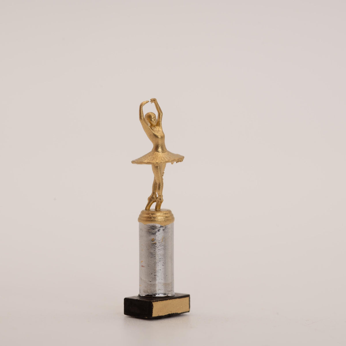 Miniature Ballet Trophy | 1:12 Scale | Dollhouse Dance Recital Decor